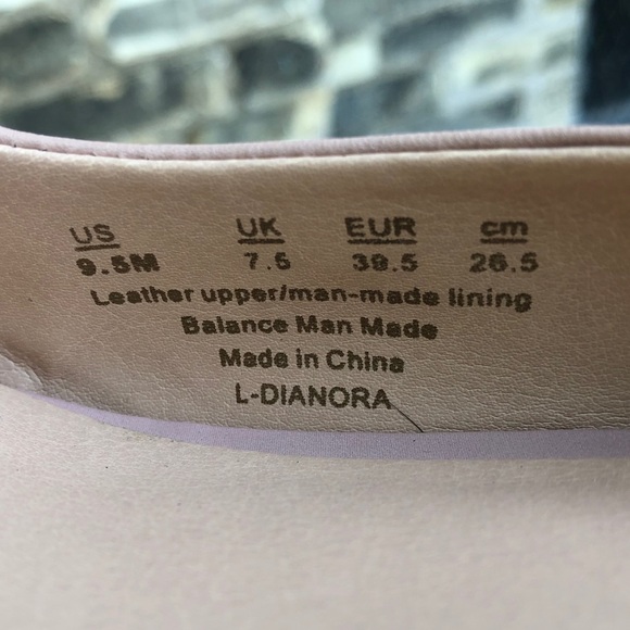 Franco Sarto Pink Leather Sling Back - Z18 - Picture 2 of 6